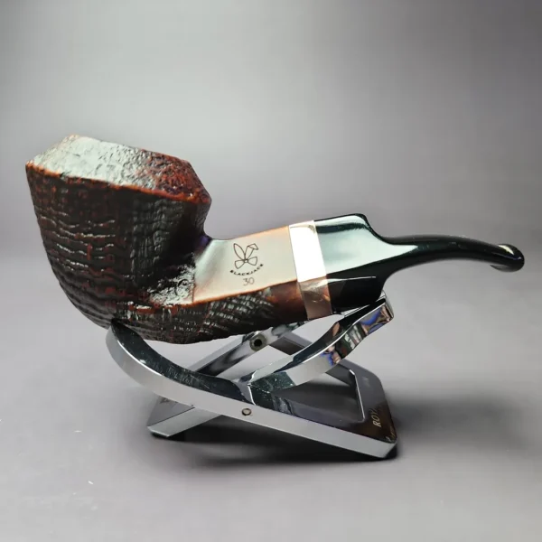 Morgan BlackJack 30 Sandblasted Bulldog Briar Pipe, New - Image 4
