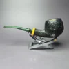 Smith House Sandblasted Apple w/ Imitation Amber Handmade Briar Pipe, New - Image 4