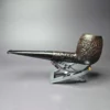 Dunhill 1973 Shell Briar ODA 806 Sandblasted Apple Estate Briar Pipe, English Estates - Image 4