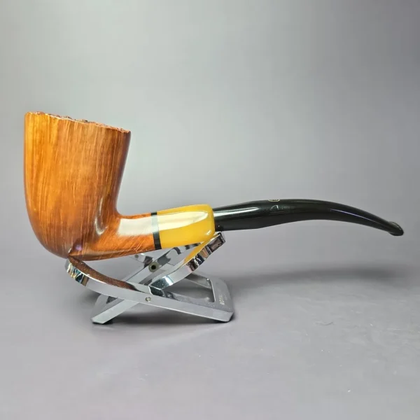 James Upshall B EXL EXL Smooth Army Mount Dublin Estate Briar Pipe, Unsmoked - Image 4