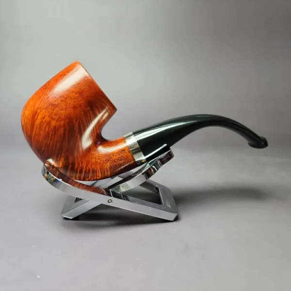 Merchant Service Smooth “Full Bent” Bent Billiard Artisan Briar Pipe, New - Image 4