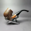 Merchant Service Sandblasted "Full Bent" Bent Billiard Briar Pipe, New - Image 4