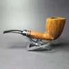 Viprati 2 Clover Smooth Panel Shank Dublin Estate Briar Pipe, Italian Estates - Image 5