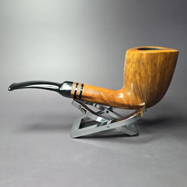 Viprati 2 Clover Smooth Panel Shank Dublin Estate Briar Pipe, Italian Estates - Image 5