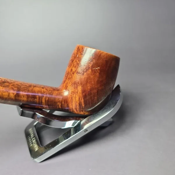 Peterson Aran Nickel Mounted 264 Smooth Canadian Estate Briar Pipe, Irish Estates - Image 5