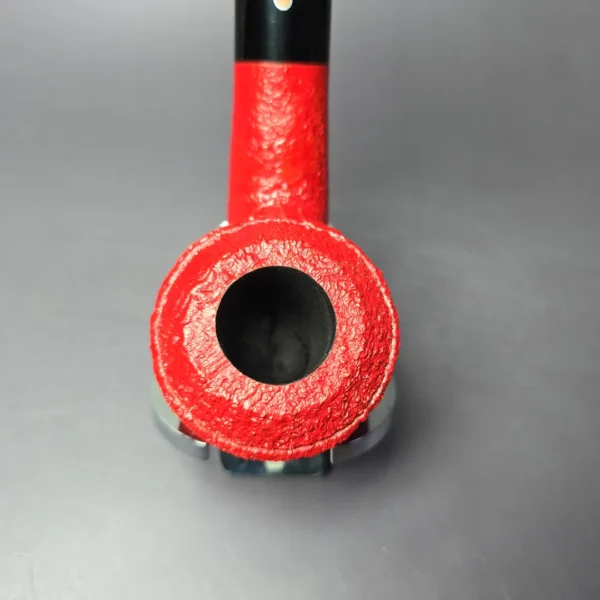Ashton Claret XXX Sandblasted Rhodesian Estate Briar Pipe, Unsmoked - Image 5