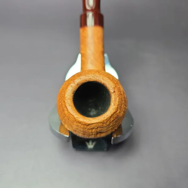 Sean Reum Sandblasted Apple Handmade Briar Pipe, New - Image 5