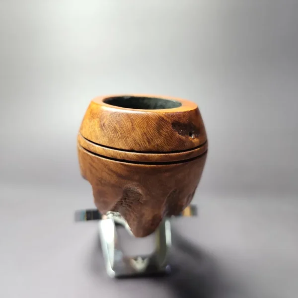 Custombilt 18 Rusticated Bulldog Estate Briar Pipe, American Estates - Image 5
