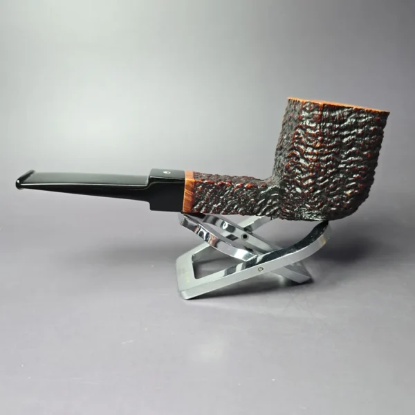 JT Cooke Sandblasted Panel Estate Briar Pipe, American Estates - Image 5