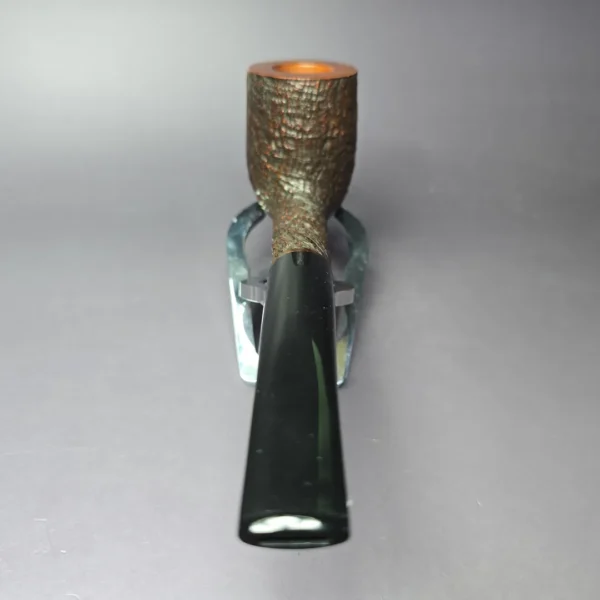 Merchant Service Originals by G. Polla Sandblasted Large Billiard Briar Pipe, New - Image 5