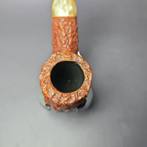 Savinelli Estella Rusticated Freehand Brandy Estate Briar Pipe, Unsmoked - Image 5