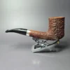 Savinelli Linea Piu 5 Rusticated Dublin Estate Briar Pipe, Italian Estates 6mm - Image 5