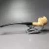 Morgan Bones Sandblasted Churchwarden Briar Pipe, New - Image 5