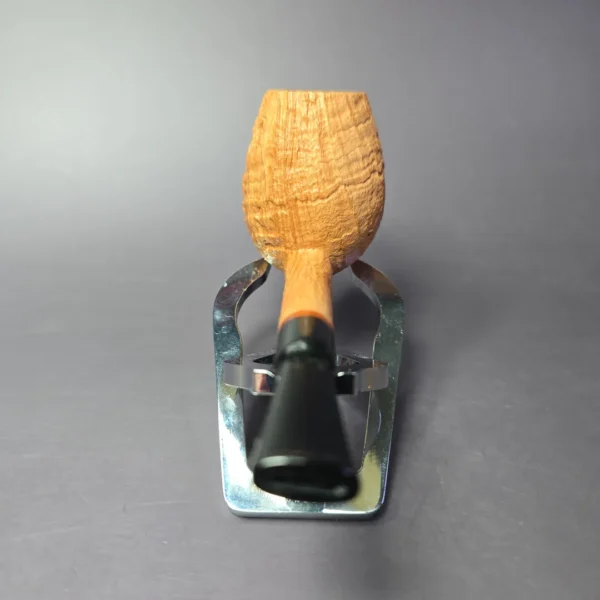 Proxima by Piero Vitale Natural Sandblasted Egg Briar Pipe, New - Image 5