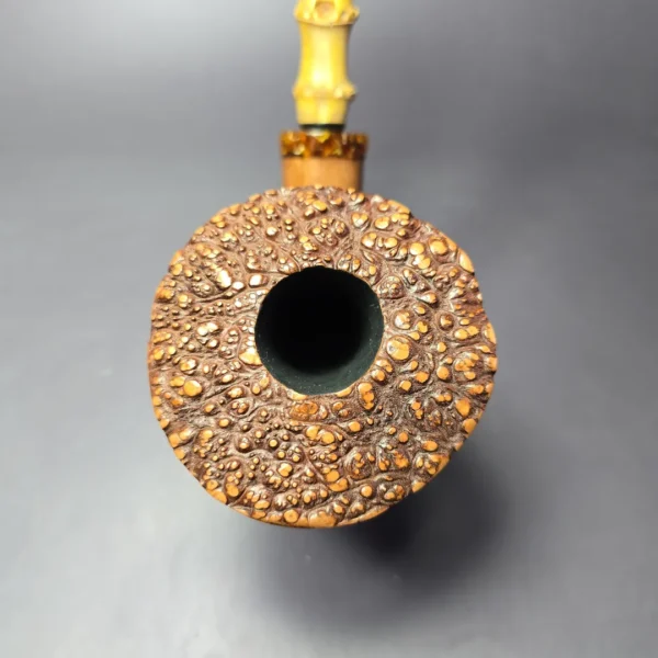 Mario Grandi Magnum Sandblasted Dublin Estate Briar Pipe, Italian Estates - Image 5