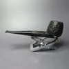 Dunhill 1955 Shell Briar K Sandblasted Apple Estate Briar Pipe, English Estates - Image 5