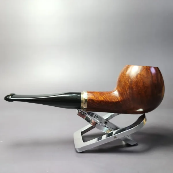 Vauen 3212 Smooth Hex Shank Apple Estate Briar Pipe, Unsmoked, 9mm - Image 5