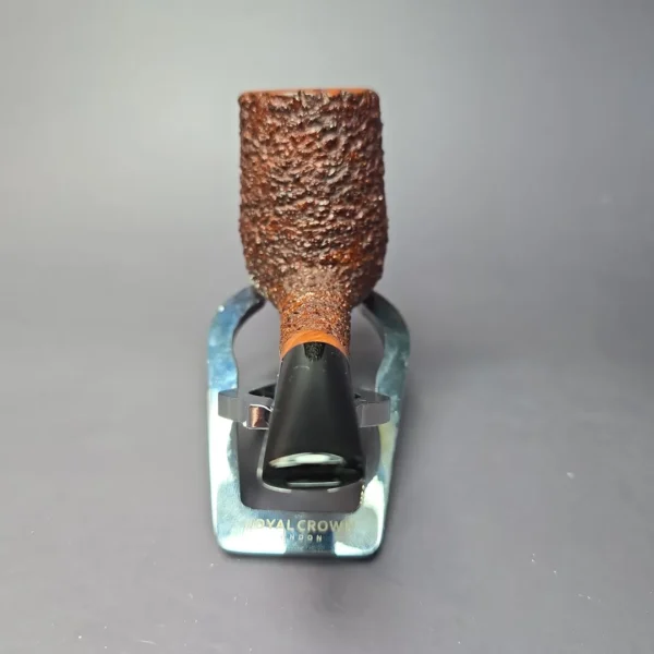 Walt Cannoy Cardinal House Munn E24 Rusticated Nosewarmer Handmade Briar Pipe, New - Image 5