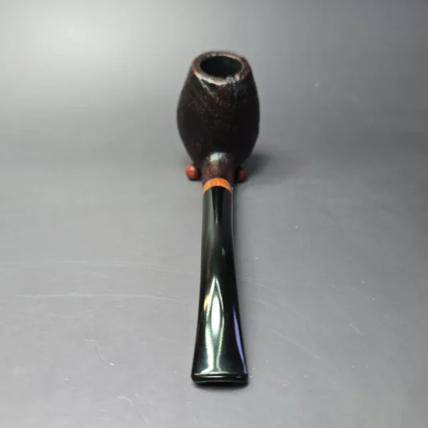 W.O. Larsen Sandblasted Walrus (Sven Knudsen Design) Estate Briar Pipe, Unsmoked - Image 5