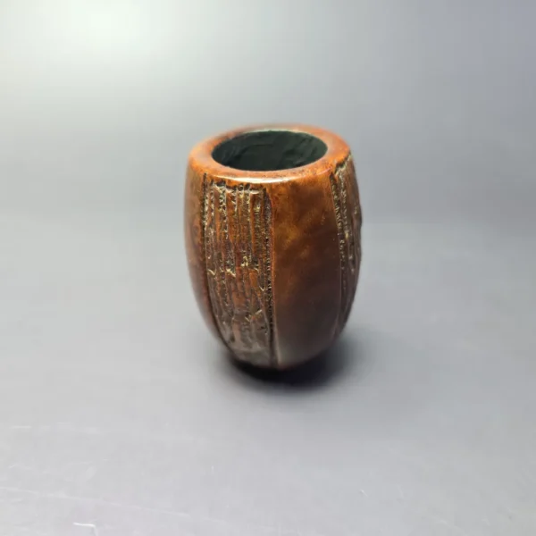 Comoy's Highgate 599 Rusticated Panel Shank Pear Estate Briar Pipe, English Estates - Image 5
