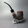 Il Ceppo Rusticated Oom Paul w/ Silver Estate Briar Pipe, Italian Estates - Image 5