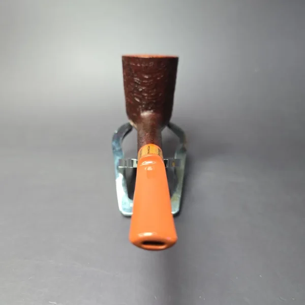 Reid Robertson Sandblasted Dublin w/ Zebrawood Handmade Briar Pipe, New - Image 5
