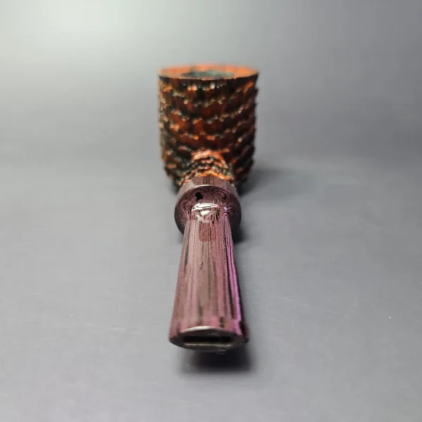 Eclesias Sandblasted Nosewarmer Pot Handmade Briar Pipe, New - Image 5