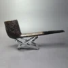 Dunhill 1973 Shell ODA 845 Sandblasted Canadian Estate Briar Pipe, English Estates - Image 5