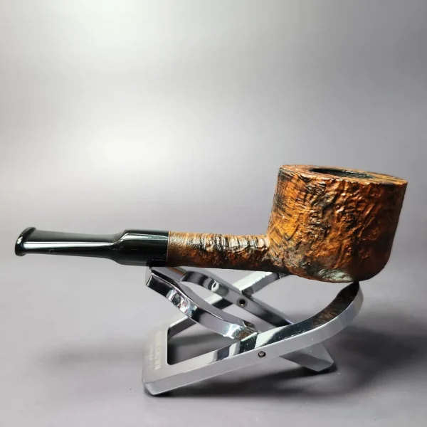 Proxima by Piero Vitale Contrast Sandblasted Pot Briar Pipe, New - Image 5