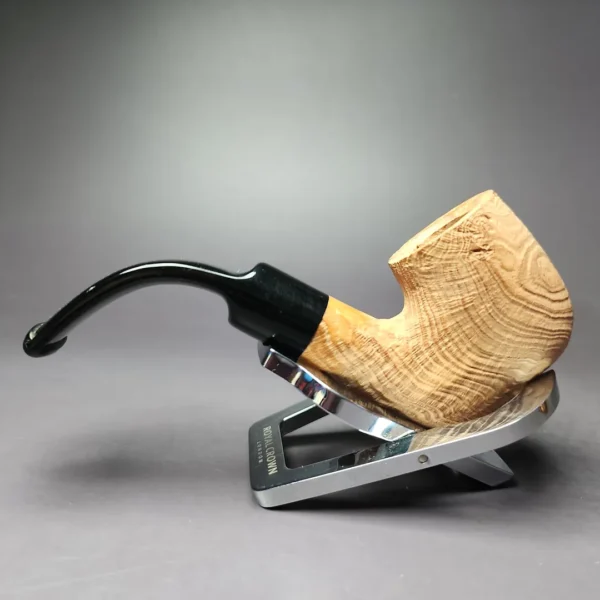 Morgan Bones Sandblasted Oom Paul Briar Pipe, New - Image 5