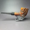 Kaywoodie Oversize Partially Rusticated Pot Estate Briar Pipe, American Estates - Image 5