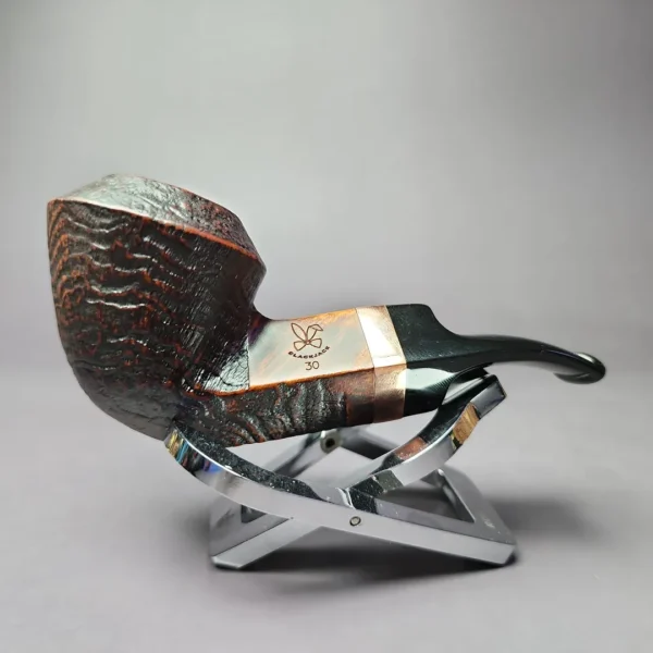Morgan BlackJack 30 Sandblasted Bulldog Briar Pipe, New - Image 5