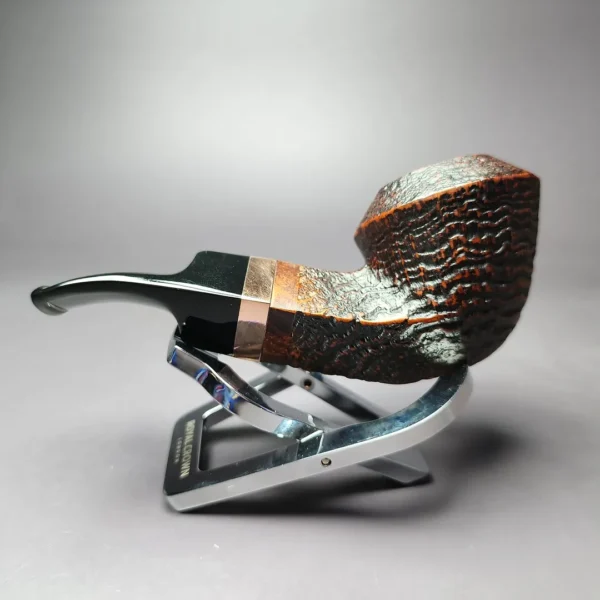 Morgan BlackJack 30 Sandblasted Bulldog Briar Pipe, New - Image 5