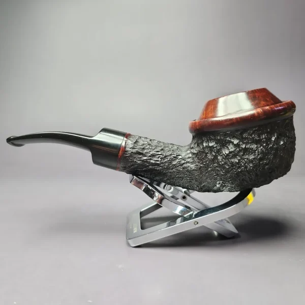 James Upshall Rusticated Countryman Estate Briar Pipe, Unsmoked - Image 5