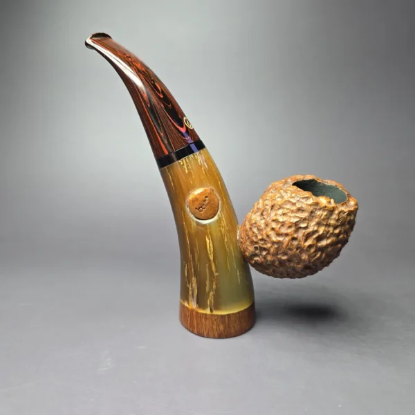 David Wagner Baff "Caveman" Cavalier Estate Briar Pipe, Austrian Estates - Image 5