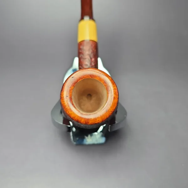 Smith House Sandblasted Billiard w/ Boxwood Handmade Briar Pipe, New - Image 5