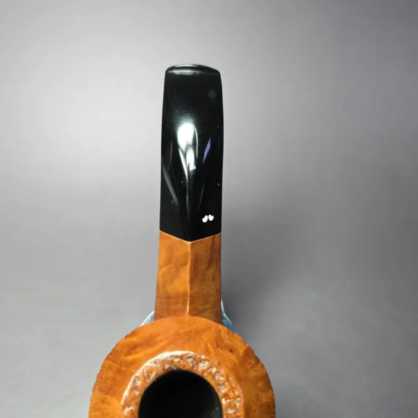 Caminetto New Dear Wax Drip Bulldog Estate Briar Pipe, Italian Estates - Image 6