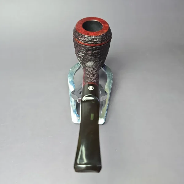 James Upshall Bark Group 6 Rusticated Rhodesian Estate Briar Pipe, Unsmoked - Image 6