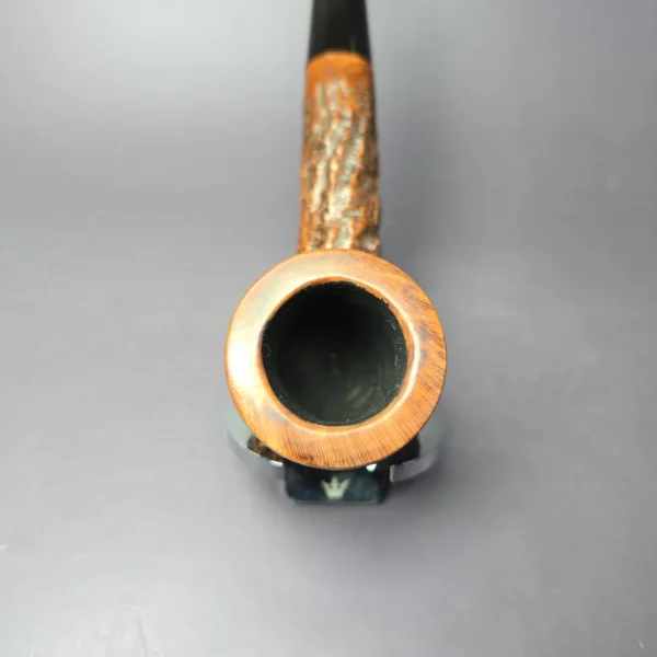 Custom-Bilt Mincer Era XL Rusticated Filter Billiard Estate Briar Pipe, - Image 6