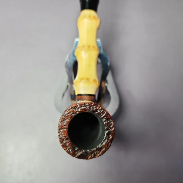 HS Studio Roadtown Bamboo Billiard Estate Briar Pipe, Chinese Estates - Image 6