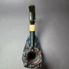 HS Studio Sandblasted Cherrywood w/ Boxwood Estate Briar Pipe, Unsmoked - Image 6