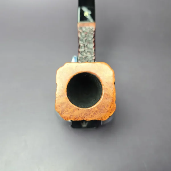JT Cooke Sandblasted Panel Estate Briar Pipe, American Estates - Image 6