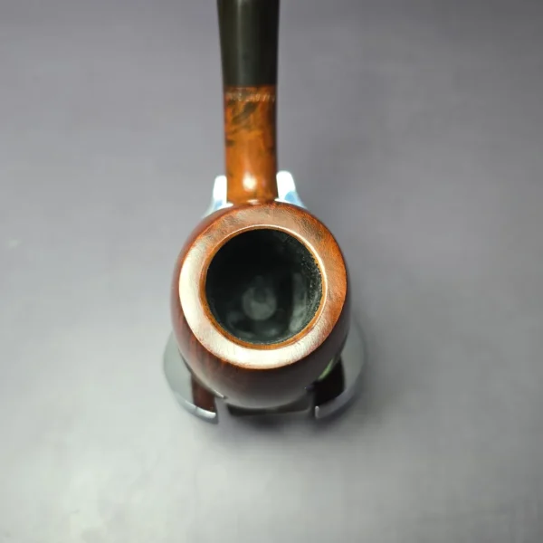 W.O. Larsen Straight Grain Smooth Brandy Estate Briar Pipe, Unsmoked - Image 6