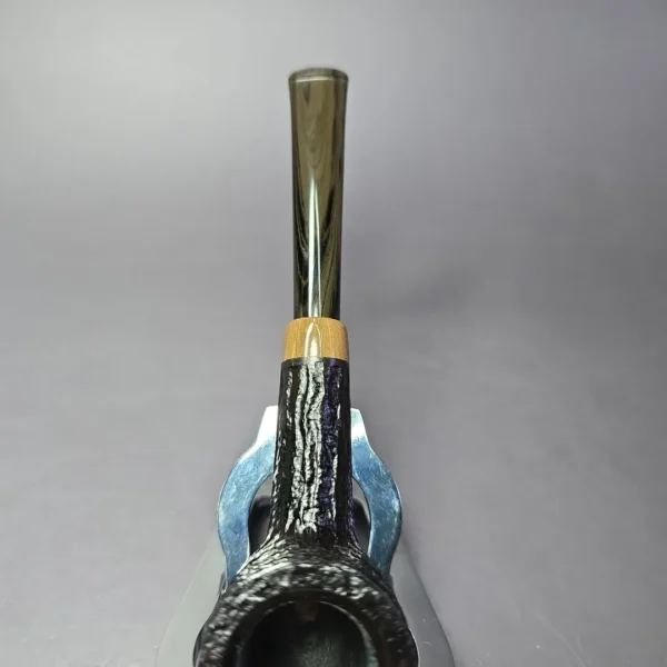 la Biota "Economica" Rusticated Billiard Handmade Briar Pipe, New - Image 6