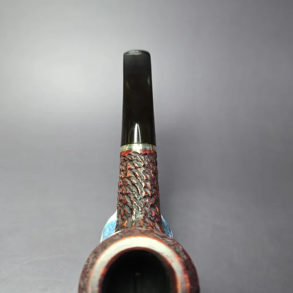 Peterson Kinsale XL14 Rusticated Rhodesian Estate Briar Pipe, Irish Estates - Image 6