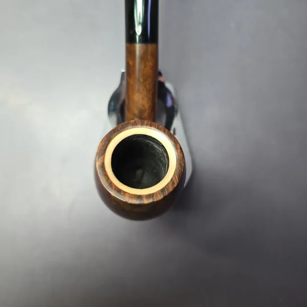 Astleys Meerschaum Lined Bent Billiard Estate Briar Pipe, English Estates - Image 6