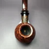 Karim Pipes Partially Rusticated Rhodesian Briar Pipe, Unsmoked - Image 6