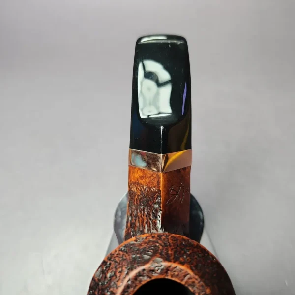 Morgan BlackJack 30 Sandblasted Bulldog Briar Pipe, New - Image 6