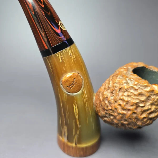 David Wagner Baff "Caveman" Cavalier Estate Briar Pipe, Austrian Estates - Image 6