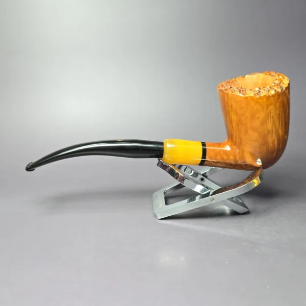James Upshall B EXL EXL Smooth Army Mount Dublin Estate Briar Pipe, Unsmoked - Image 6